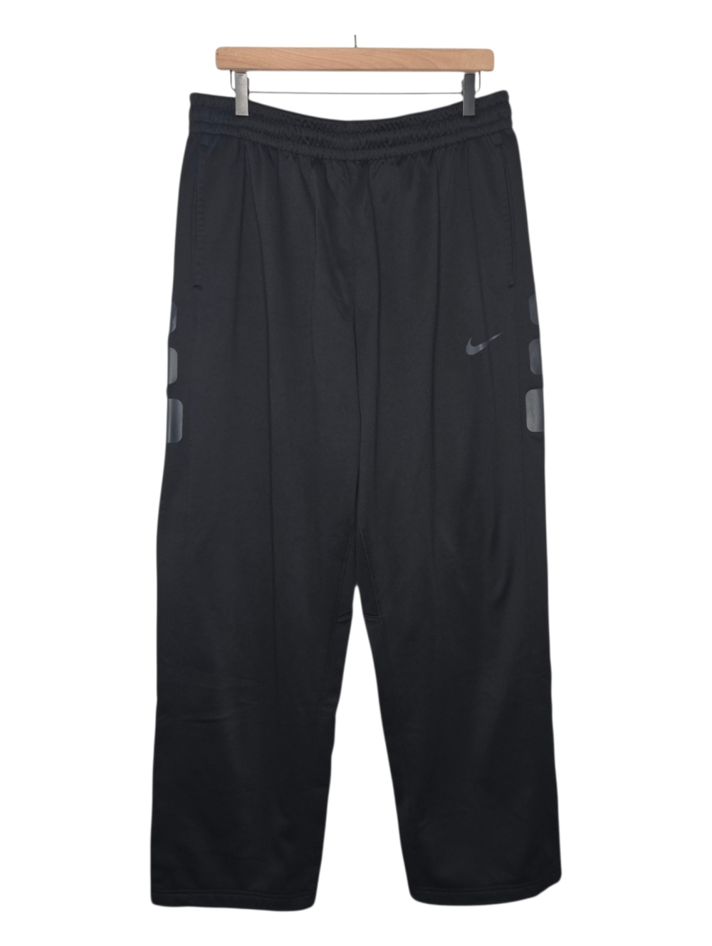 Nike Elite Therma Fit Mens Black Gray Sweatpants Size XXL